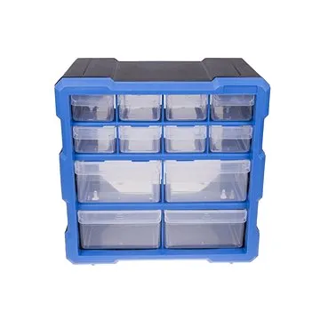 AHProfi Plastový organizér na šroubky, 12 zásuvek (MW1507)