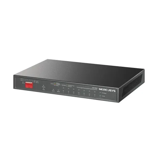 MERCUSYS switch MS110GMP (10xGbE, 8xPoE+, 111W, fanless)