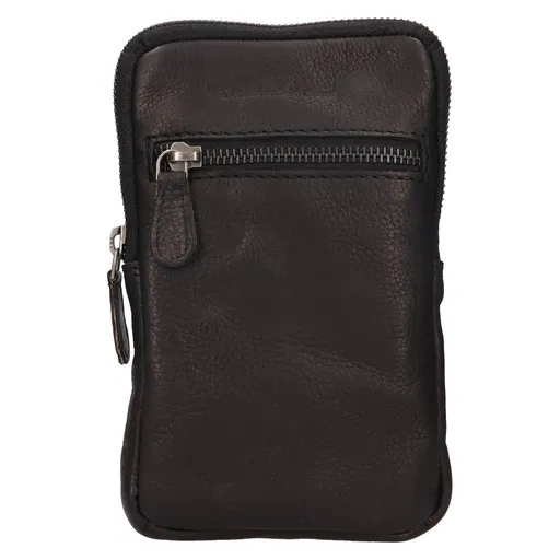 Dámská kožená crossbody kabelka na doklady The Chesterfield Brand Salva - černá