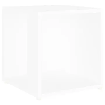 SHUMEE bílý 33 × 33 × 34,5 cm, dřevotříska (809008)