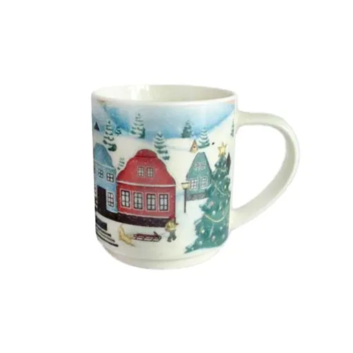 Keramický hrnek TORO 270ml vesnička