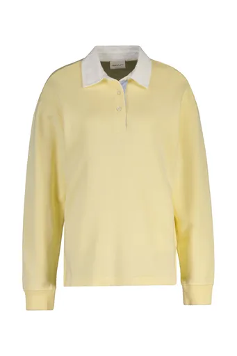 POLOKOŠILE GANT RUGGER SWEATSHIRT VANILLA YELLOW