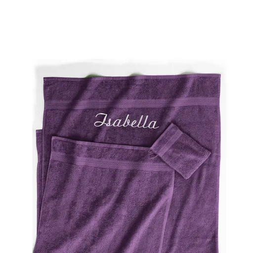 Froté ručník s výšivkou