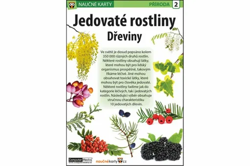 Jedovaté rostliny Dřeviny - Naučná karta