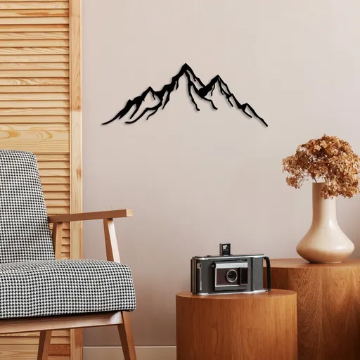 Dekorativní kovový doplněk na zeď Mountain - 11