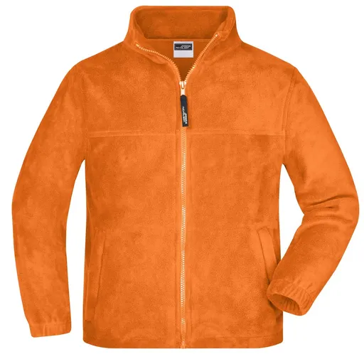 James & Nicholson (Daiber) Dětská fleece mikina JN044k - Oranžová | M