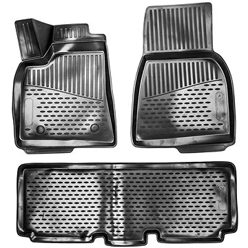 ACI TES S 13- gumové koberečky, zvýšený okraj a větší zakrytí, černé (sada 3 ks) (6903X103D)