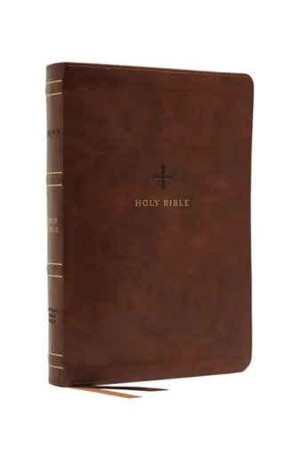 NRSV, Catholic Bible, Thinline Edition, Leathersoft, Brown, Comfort Print - Catholic Bible Press