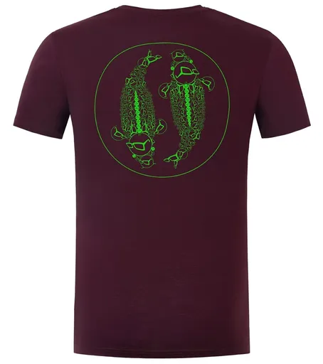 Korda tričko mandala tee burgundy - l