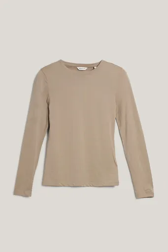 TRIČKO GANT LIGHT COTTON LS T-SHIRT TAUPE BEIGE