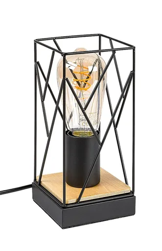 Rabalux stolní lampa Boire E27 1x MAX 40W černá 74006