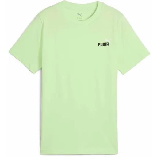Puma ESSENTIALS 2 COLOR SMALL NO.1 LOGO TEE B Chlapecké triko, světle zelená, velikost