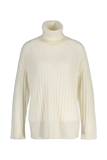 ROLÁK GANT WOOL RIBBED TURTLENECK CREAM