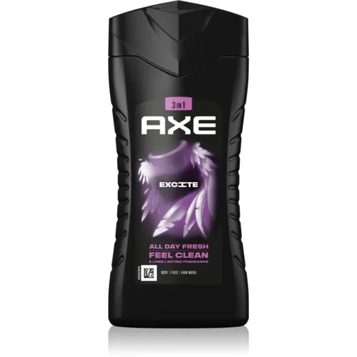 Axe Excite sprchový gel na obličej, tělo a vlasy 250 ml