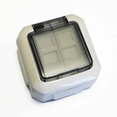 ABB Datová zásuvka OUTDOOR IP54 UTP CAT5E 2xRJ45