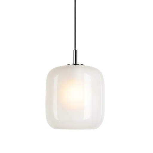 BIG WHITE (SLV) PANTILO 20 PD E27 závěsné svítidlo, bílá/chrom 1006396