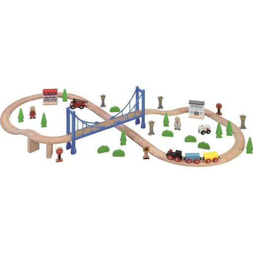 Maxim Vláčkodráha s visutým mostem 57ks
