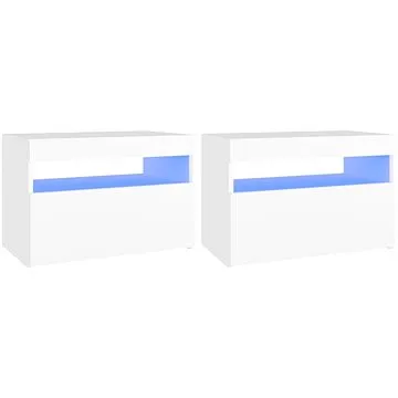 SHUMEE s LED osvětlením 2 ks bílé 60 × 35 × 40 cm  (804410)