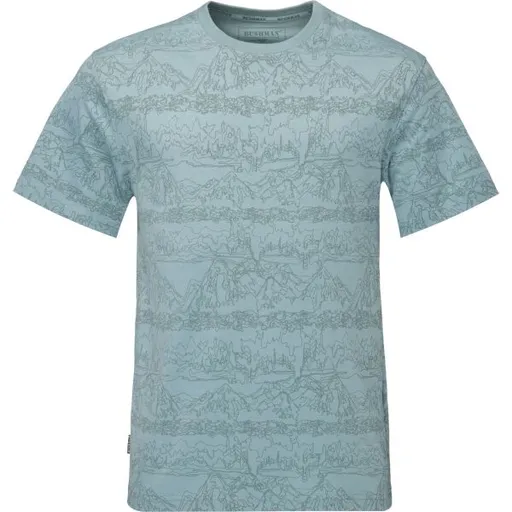 BUSHMAN CAREW Pánské triko, světle modrá, velikost