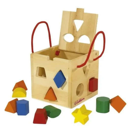 Eichhorn Dřevěná kostka vkládačka