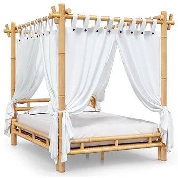 Postel s nebesy 140 × 200 cm bambus, 340050 (340050)