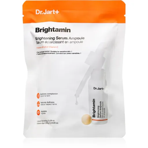 Dr. Jart+ Brightamin Brightening Serum Ampoule aktivní sérum pro rozjasnění a vyhlazení pleti s vitaminem C 8.08 g