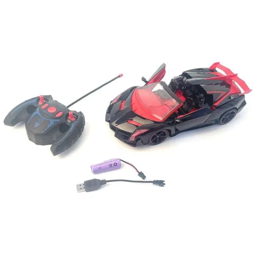Alltoys RC Auto 1 : 14 závodní auto 28 cm dobíjecí černo - červené
