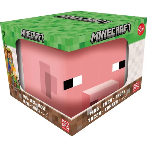 Minecraft 3D hrnek prasátko 440 ml