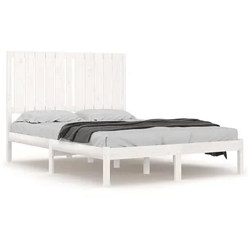 Rám postele bílý masivní borovice 120 × 200 cm, 3104409 (3104409)