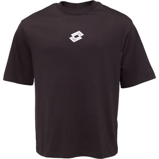 Lotto LOGO METAL TEE Pánské triko, černá, velikost