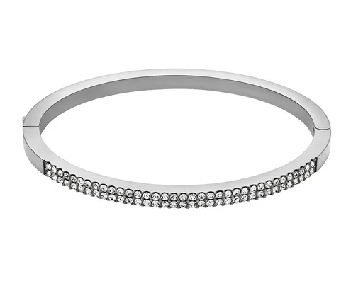 Fossil Pevný ocelový náramek s krystaly Ellis Pavé JF04863040