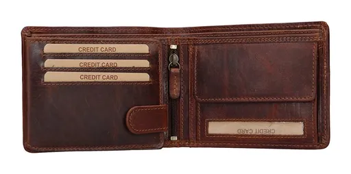 Pánská kožená peněženka Lagen 6535 Brown