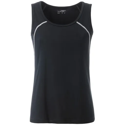 James & Nicholson (Daiber) Dámské funkční tílko JN493 - Černá / bílá | XS