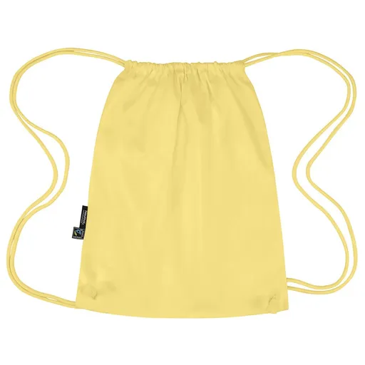 Neutral Stahovací batoh Gym z organické Fairtrade bavlny - Dusty yellow