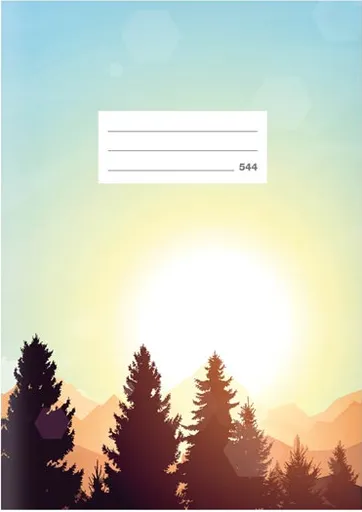 Školní sešit LUX A5 544, Východ slunce