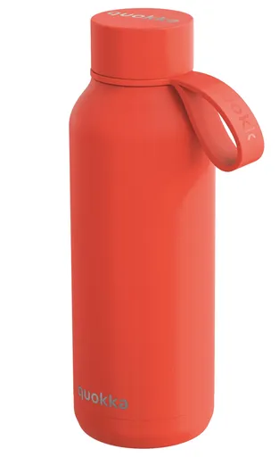 Nerezová termoláhev s poutkem Solid, 510ml, Quokka,  oranžová