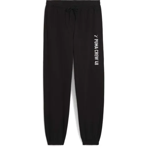 Puma M GRAPHIC FRENCH TERRY JOGGER Pánské tepláky, černá, velikost