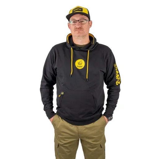 Black Cat Rybářská Mikina Black Hoody - L,Black Cat Rybářská Mikina Black Hoody - L