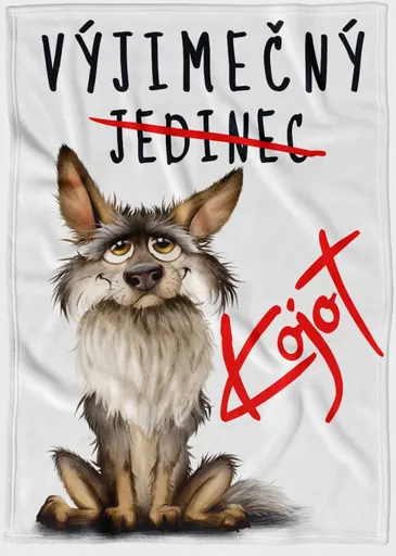 Deka Výjimečný jedinec - Kojot (Podšití beránkem: NE)