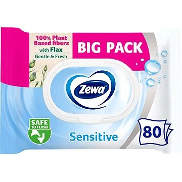 ZEWA Sensitive vlhčený toaletní papír Big Pack (80 ks) (7322541395050)