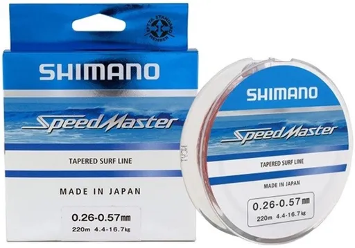 Shimano Ujímaný vlasec Speedmaster Surf Taper ld Clear 10x15m,Shimano Ujímaný vlasec Speedmaster Surf Taper ld Clear 10x15m