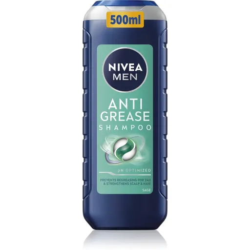 NIVEA MEN Anti Grease šampon pro mastnou vlasovou pokožku 500 ml