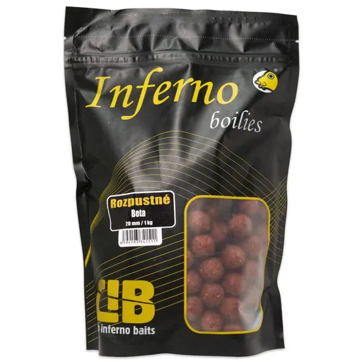 Carp Inferno Rozpustné Boilies Hot Line Beta - 20mm 1kg,Carp Inferno Rozpustné Boilies Hot Line Beta - 20mm 1kg