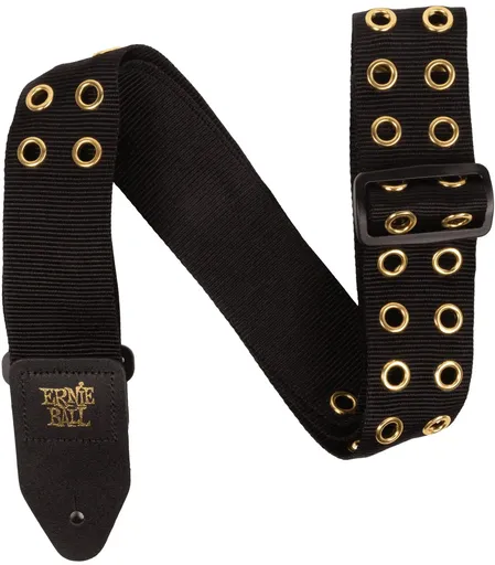Ernie Ball Premium Strap Hole Lotta Metal Gold