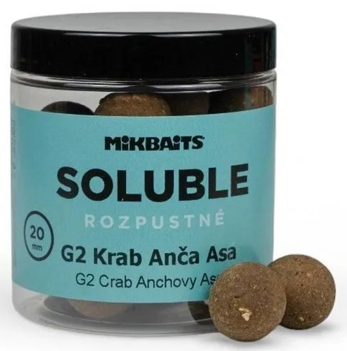 Mikbaits Rozpustné boilies Soluble G2 Krab Ančovička Asa 250ml,Mikbaits Rozpustné boilies Soluble G2 Krab Ančovička Asa 250ml