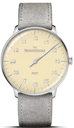 MeisterSinger Neo Special S-NES935S - Šedý kožený řemínek