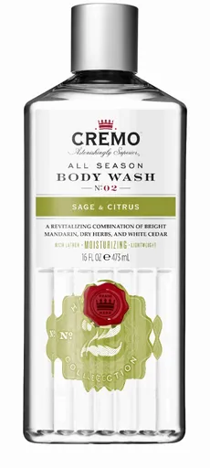 Cremo Sage & Citrus sprchový gel pro muže 473 ml