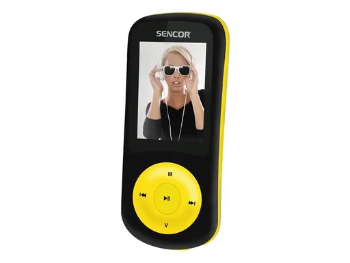 Přehrávač MP3/MP4 SENCOR SFP 5870 Black/Yellow 8GB