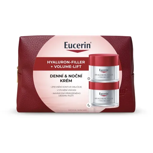 Eucerin Hyaluron-Filler + Volume-Lift vánoční dárková sada pro zpevnění a lifting pleti