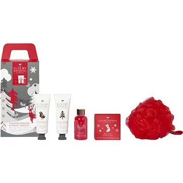 GRACE COLE Dárková sada tělové a koupelové kosmetiky - Vánoční cukroví a Vanilka, 4ks (5055443699422)